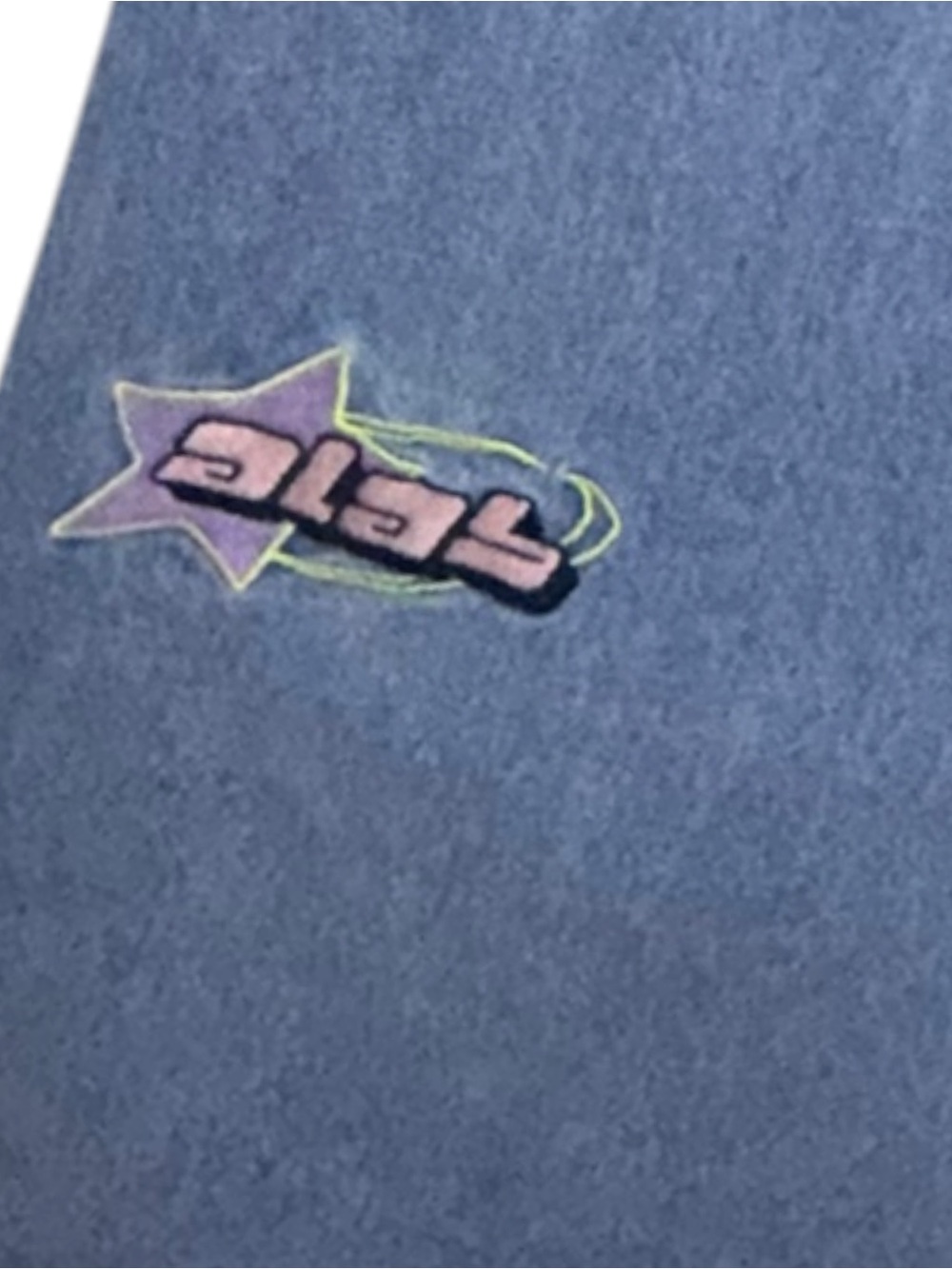 A.LAB Analog Blue Rave Baggy Y2K Skater Jeans - Picture 4 of 9
